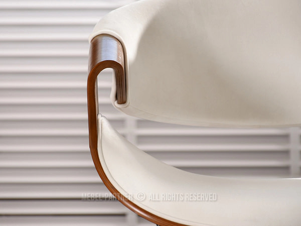 Hajlított székek BENT szék, dió-krémszínű velúr 4
