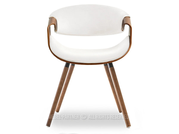 Hajlított székek BENT szék, dió-krémszínű velúr 10