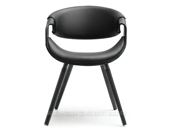 Hajlított székek BENT szék, fekete-fekete ekobőr 17
