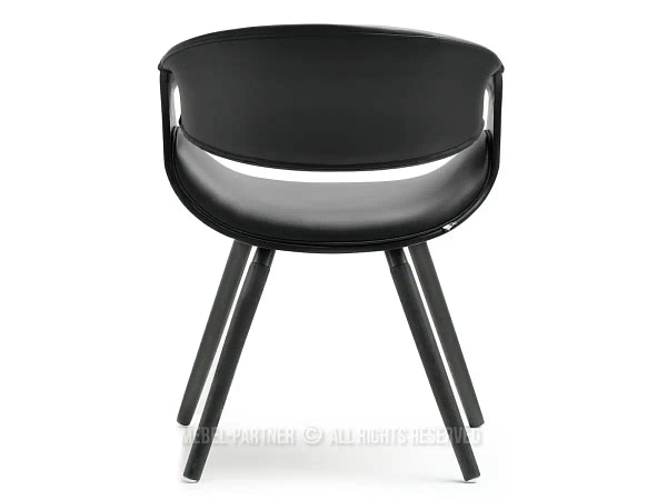 Hajlított székek BENT szék, fekete-fekete ekobőr 18