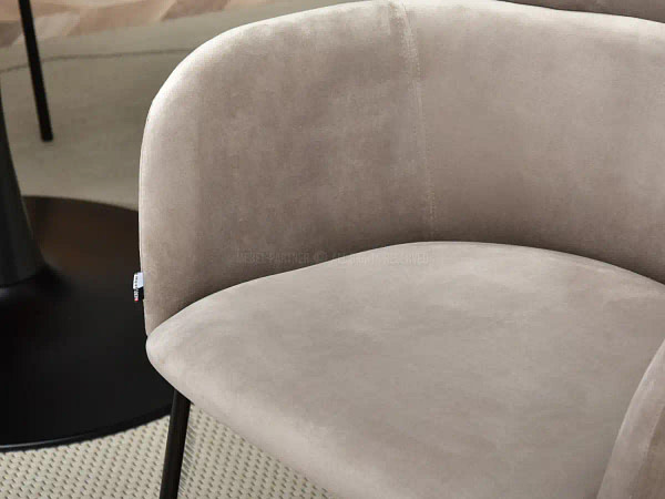 Zonder categorie BIAGIO design szék, beige velúr 12