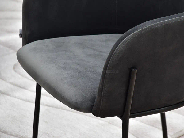 Zonder categorie BIAGIO design szék, grafit velúr 6