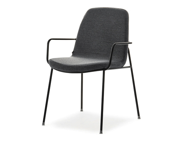 Ulrik ULRIK karfás design étkezőszék, grafit-fekete