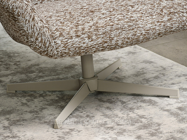 Irving IRVING forgófotel, beige melange-beige 5