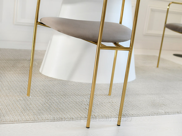 Malaga karosszék MALAGA karosszék, beige velúr-arany 8