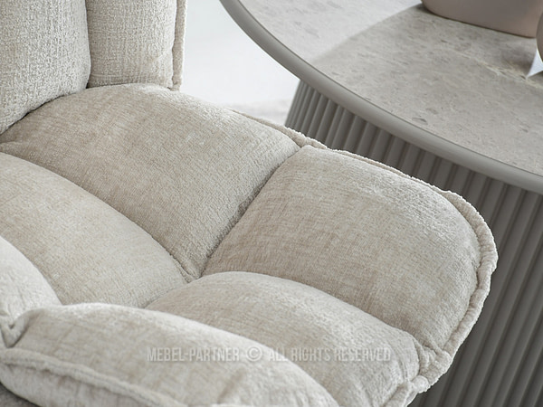 Jasper JASPER fotel, beige, krémszínű láb 9