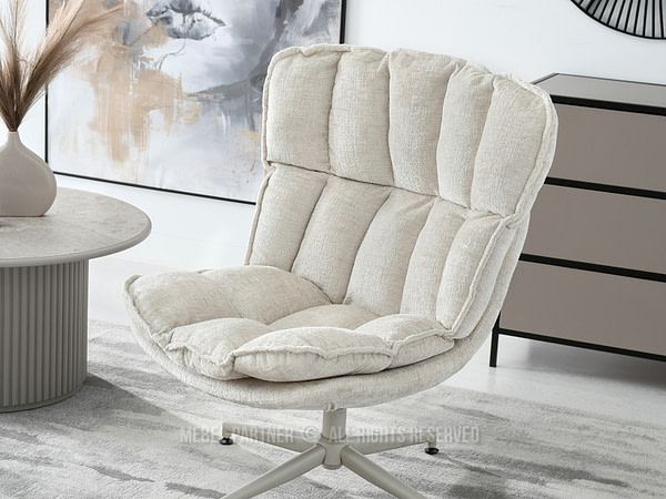Jasper JASPER fotel, beige, krémszínű láb 6