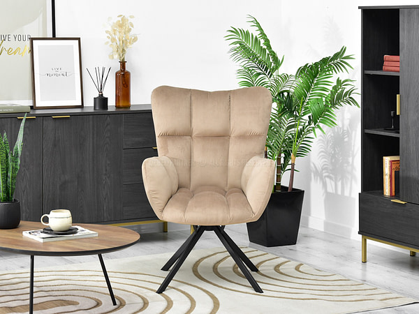 Kira KIRA fotel, beige velúr 3
