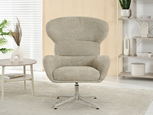 Tula TULA fotel, beige, krémszínű láb 3