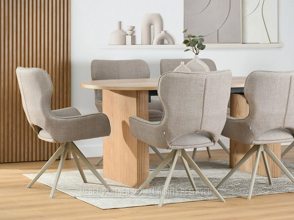 Margaret MARGARET forgószék, beige-beige 2
