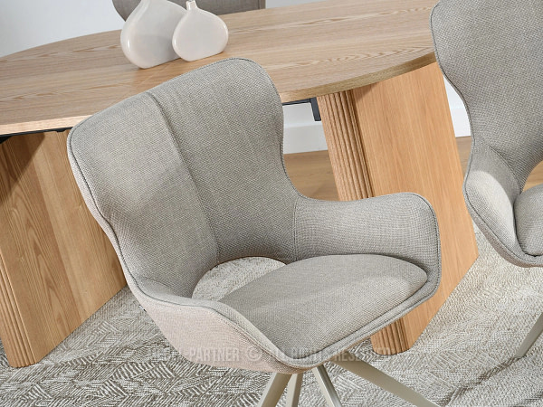 Margaret MARGARET forgószék, beige-beige 5