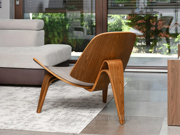 Roland ROLAND design fotel, beige velúr-dió 5
