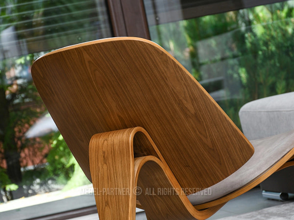 Roland ROLAND design fotel, beige velúr-dió 8