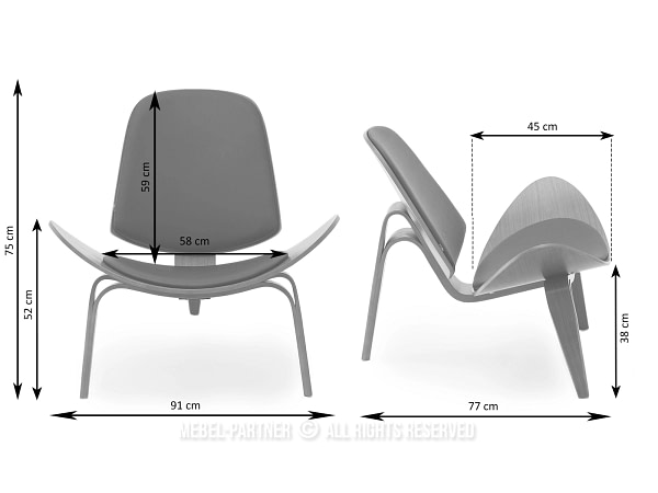 Roland ROLAND design fotel, beige-tölgy 11