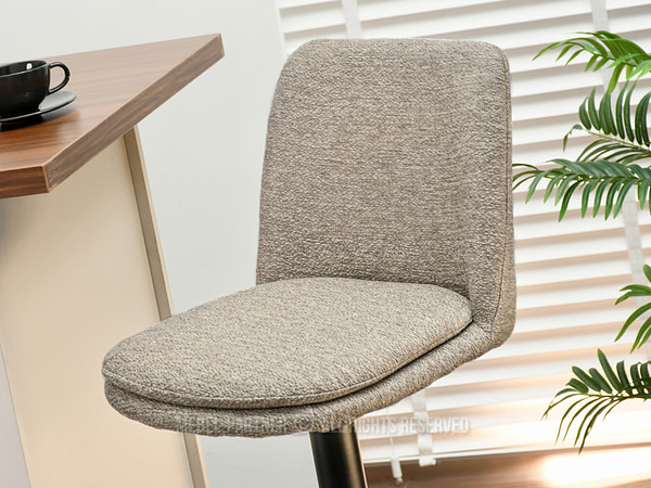 Forgó bárszékek RENARD forgó bárszék, beige 6