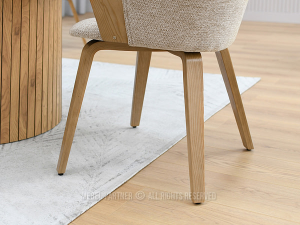 Hajlított székek GUZMAN karosszék, beige-tölgy 7