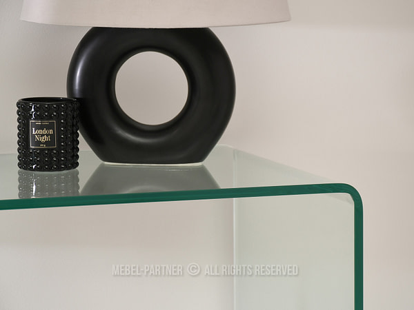 Konzolasztalok EMERALD üveg konzolasztal 6