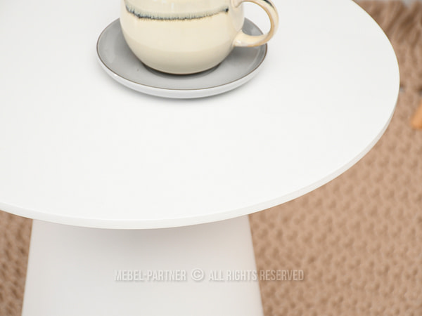 Design asztalok OTTAWA 45 kávézó asztal, fehér 6