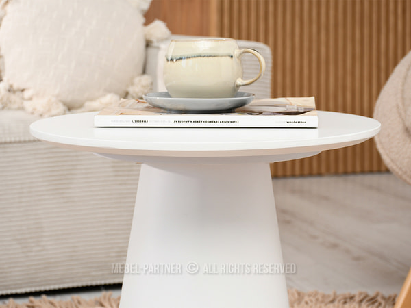 Design asztalok OTTAWA 45 kávézó asztal, fehér 4
