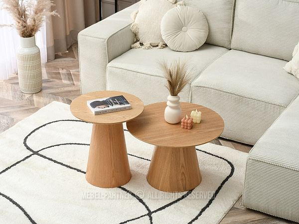 Design asztalok OTTAWA 45 kávézó asztal, tölgy 6