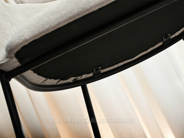 Biagio BIAGIO karfás design szék, beige 11