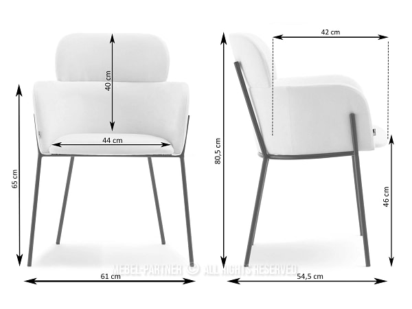 karfás design szék