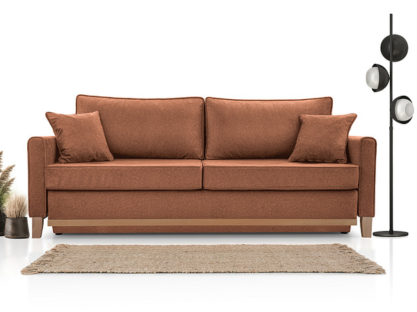 Kanapéágy / sofa bed Linea140 – skandináv stílusú nyitható kanapé, választható színek 23