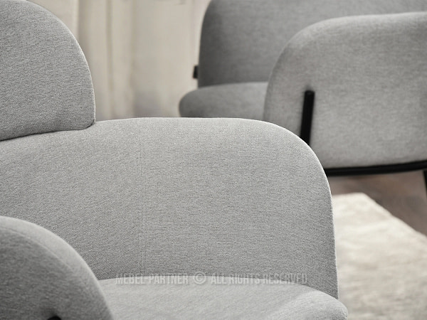 Biagio BIAGIO karfás design szék, szürke 7
