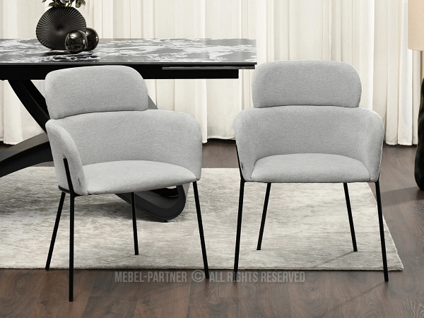 Biagio BIAGIO karfás design szék, szürke 2