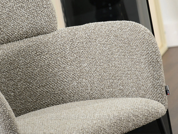 Biagio BIAGIO karfás design szék, dark beige 8