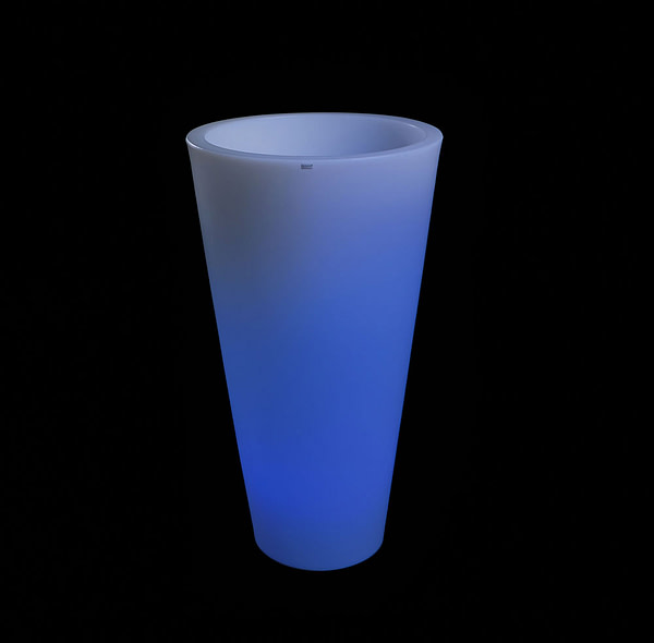 Della Della óriáskaspó, 90 cm, RGB LED világítással, távirányítóval