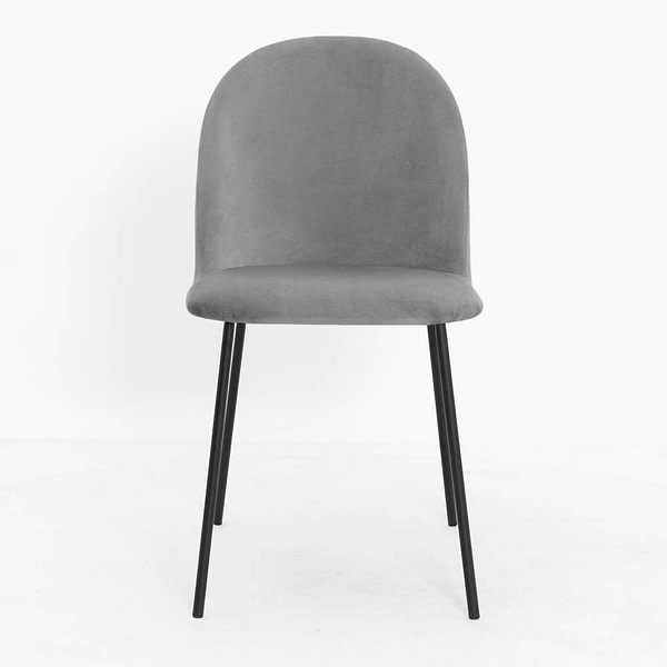 Mussi Mussi dark grey étkezőszék, fekete váz 6