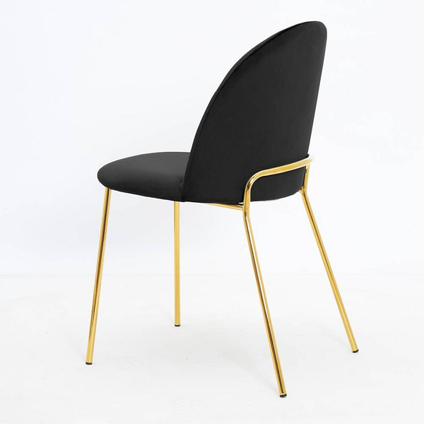 Mussi MUSSI szék fekete/ arany láb 2