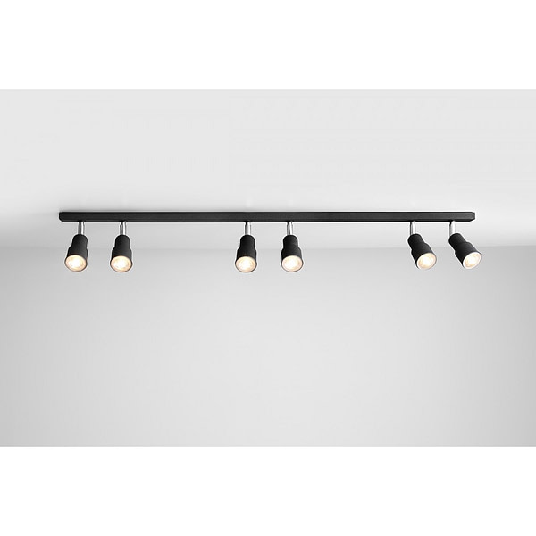 Aspo Plafonlámpa ASPO 6 BLACK (3 x 2) 2