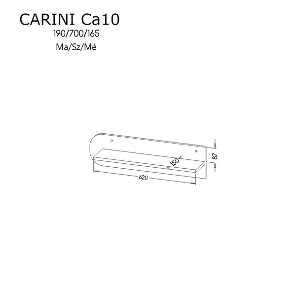 Carini Carini falipolc 70 2