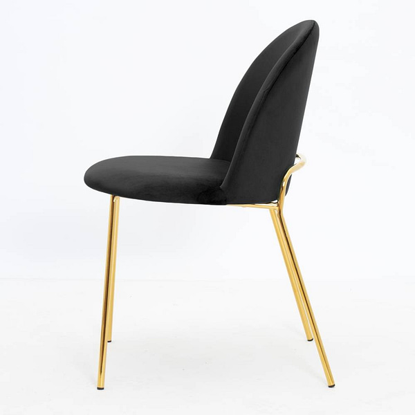 Mussi MUSSI szék fekete/ arany láb 3