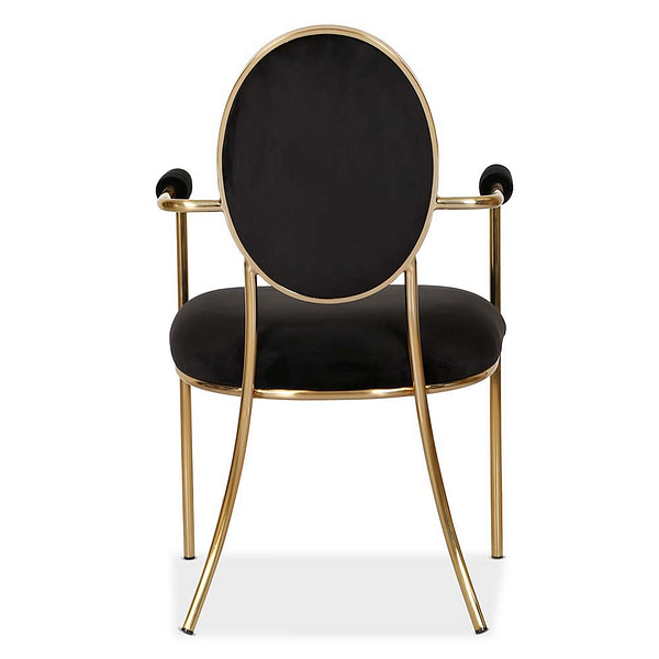 Black & Gold ANTIBA szék fekete/ arany láb 2