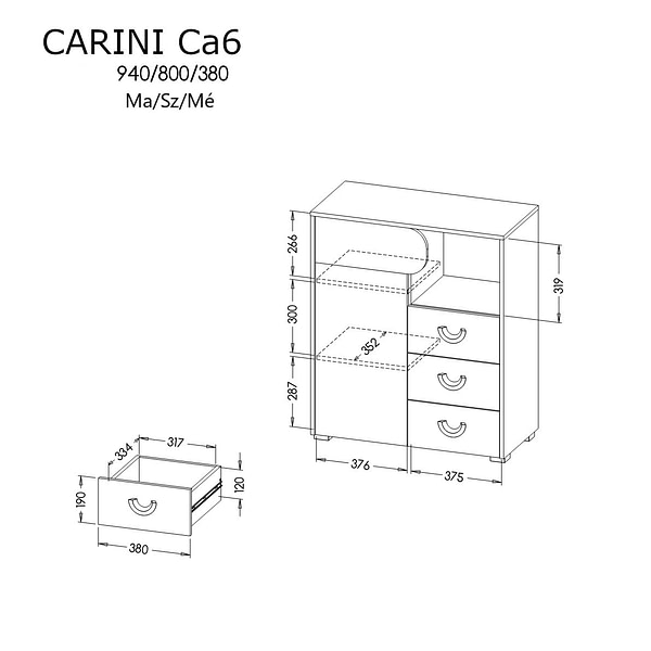 Carini Carini komód 2