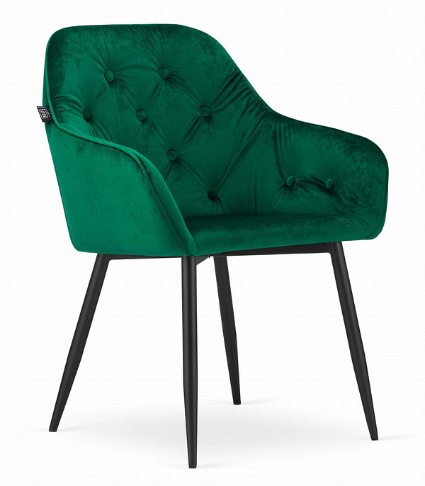 Akciós ajánlatok 🔥 STAR szék – zöld bársony, 2 db