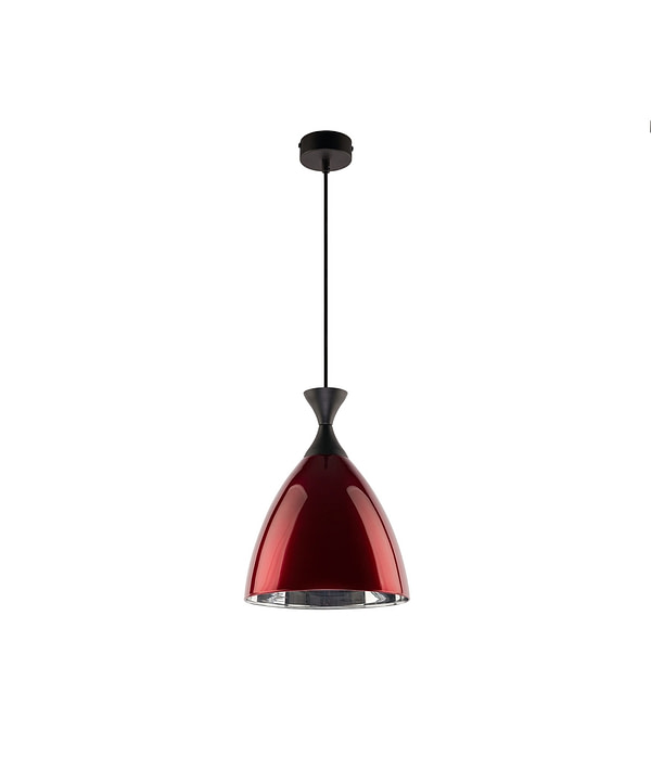 Modern / minimál Nero NO-1 csillár, vörös