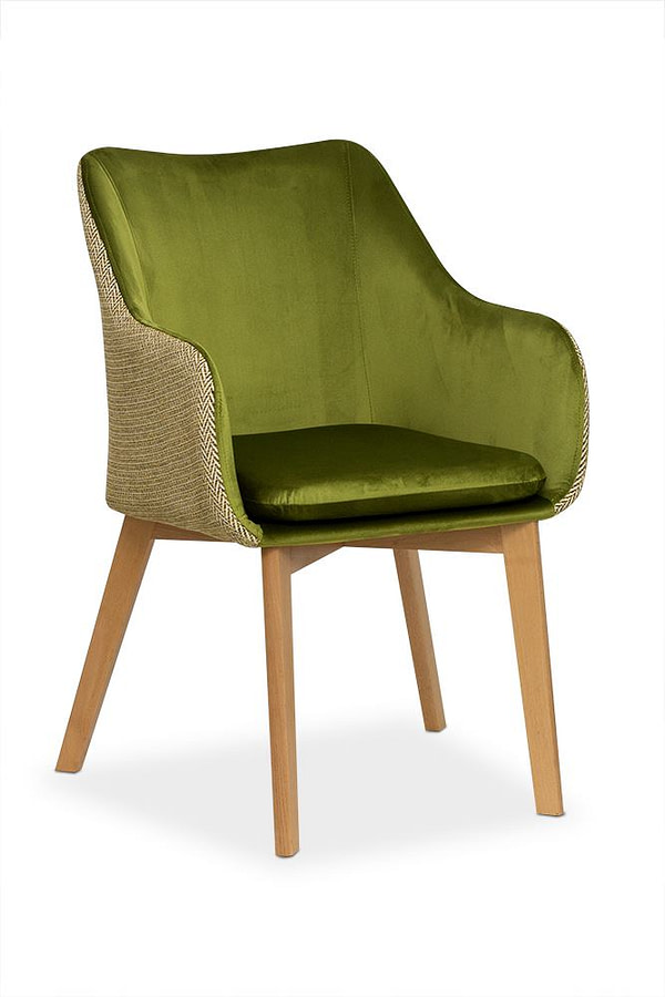 Malawi Malawi green Lancelot karfás étkezőszék